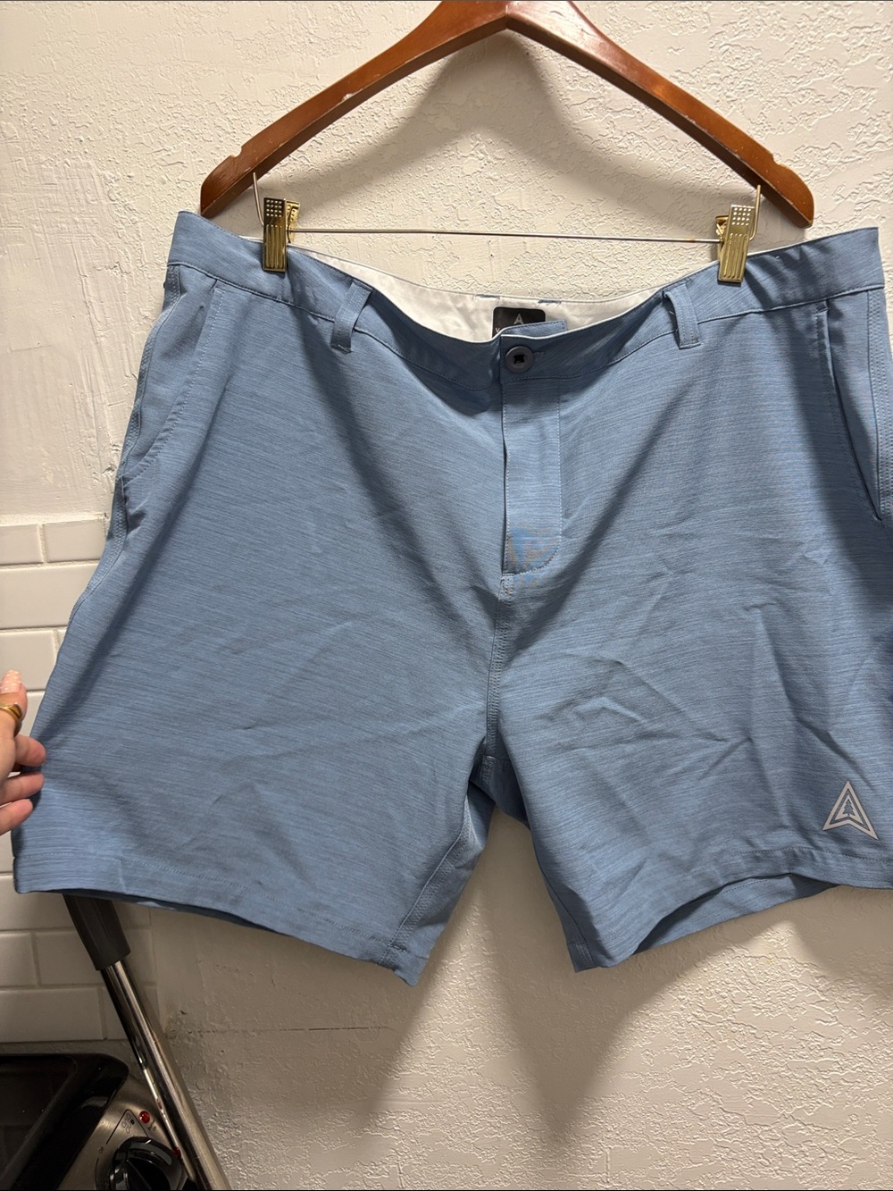 Men's Light Blue Performance Shorts